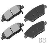 cciyu D1444 Hyundai Sonata 2011-2014 front ceramic pad close-up