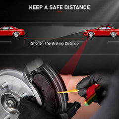 cciyu D1665 rear ceramic brake pads for Lincoln MKC ensure dependable braking with minimal brake noise.