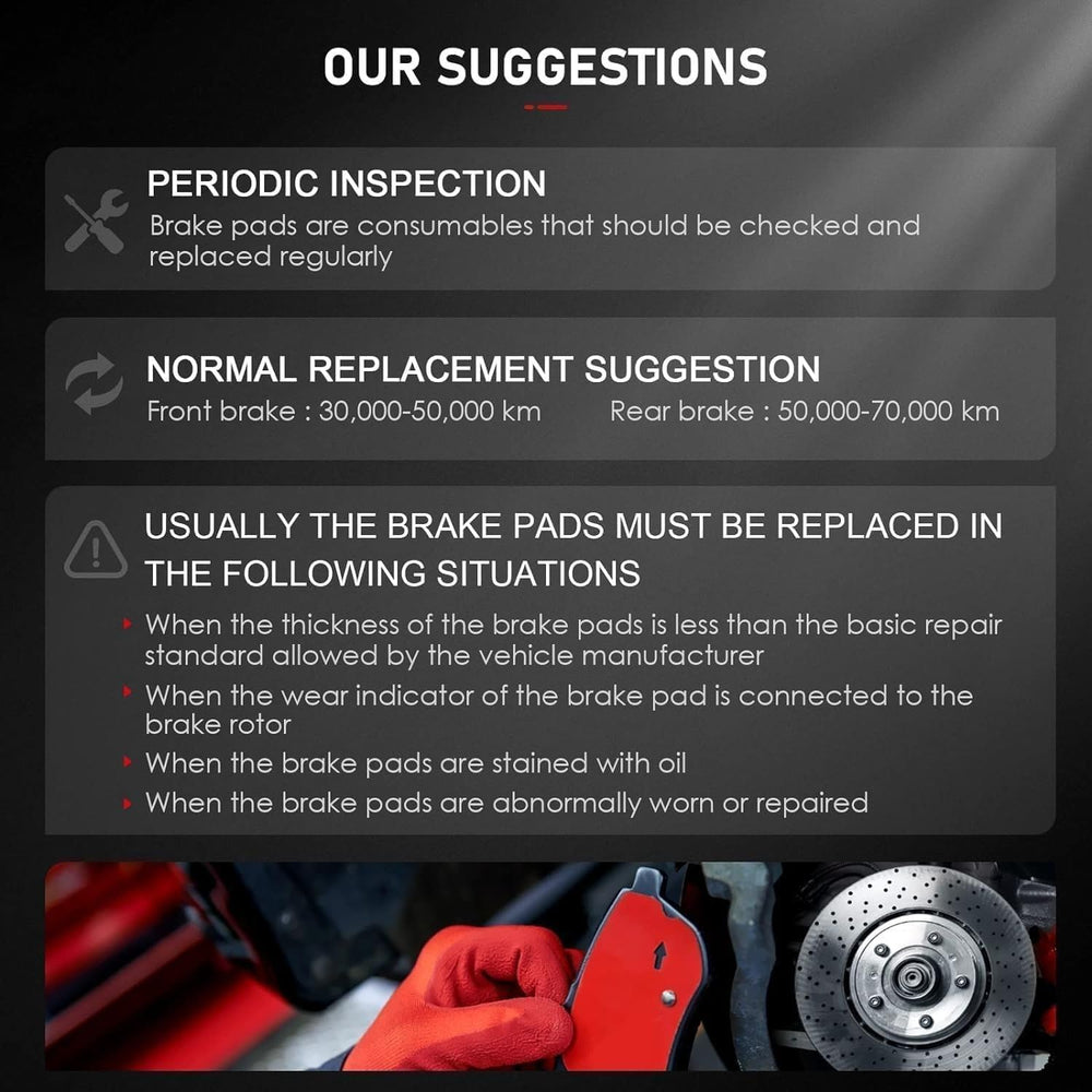 cciyu D1665 rear ceramic brake pads for Lincoln MKX offer confident braking and durable pad life.