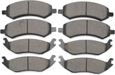 CCTECHMASS front and rear brake pads kit, 8pcs, for quieter braking.