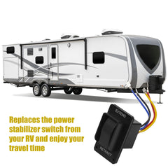 CCTP Lippert-compatible switch in action enables smoother leveling.