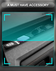 CDEFG interior organizer enhances order without altering cabin aesthetics.