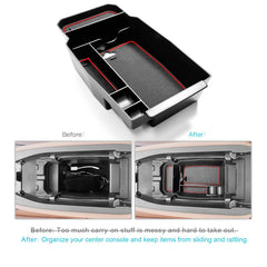 CDEFG CX-50 tray top-down view highlighting compact storage area