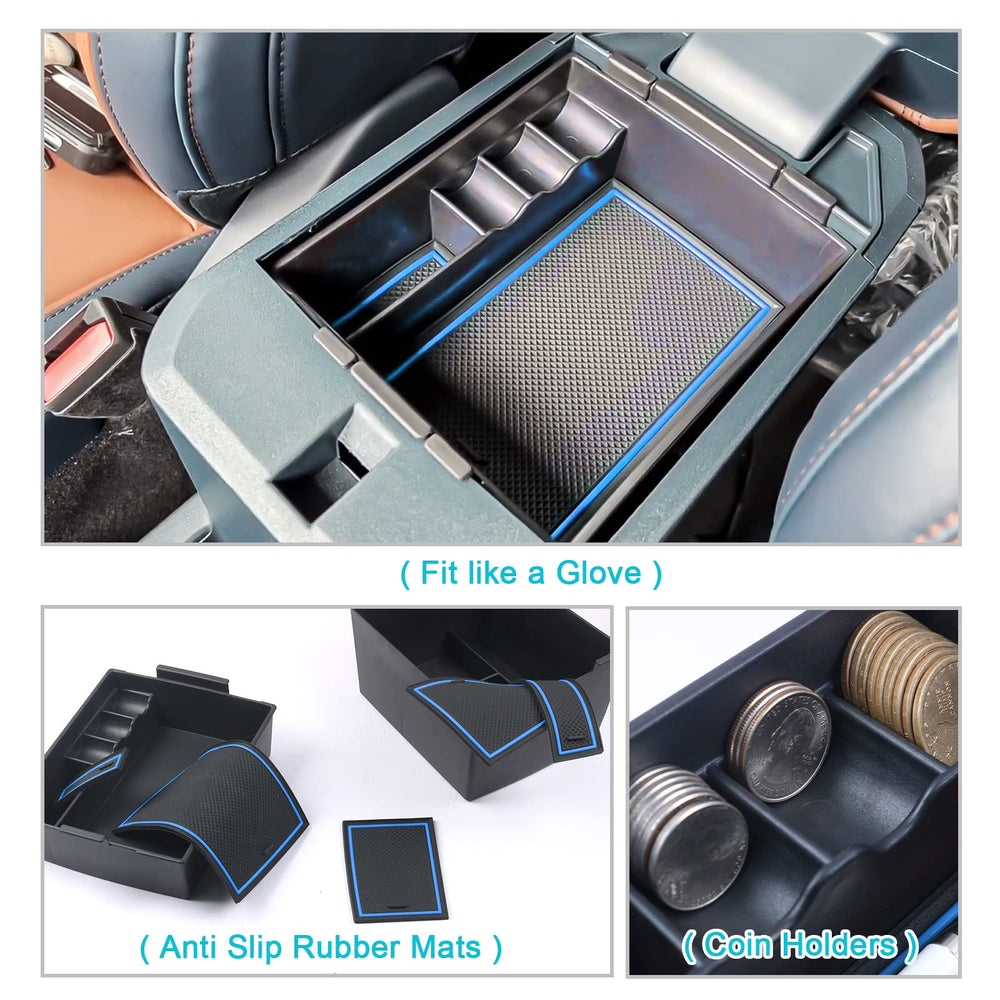 CDEFG Maverick interior tray includes anti-slip mats to prevent items from sliding