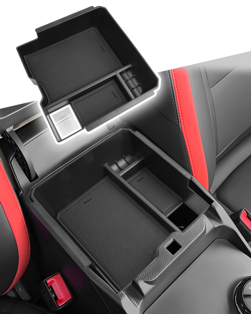 CDEFG Ranger center console tray fits Ford Ranger precisely for organized storage