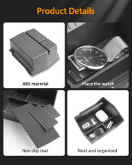 CDEFG Forester organizer tray coverage prevents spillovers.