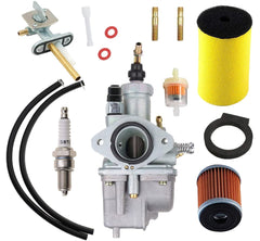 CDZWJ 250 carburetor kit front view for Yamaha Timberwolf YFB 250 enhances starts
