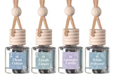 CE CRAFT hanging car air freshener on mirror for long-lasting freshness.