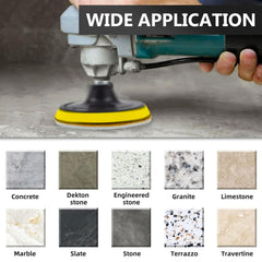 Ceeintee wool felt polishing pad for gentle final buff.