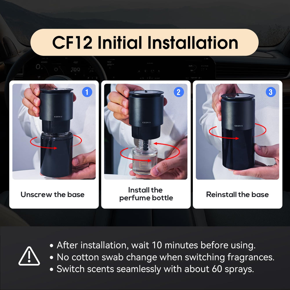 Ceeniu F39 vent-clip refill provides months of aroma in your car