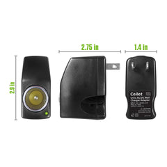 Cellet female adapter without wire for plug-and-go use