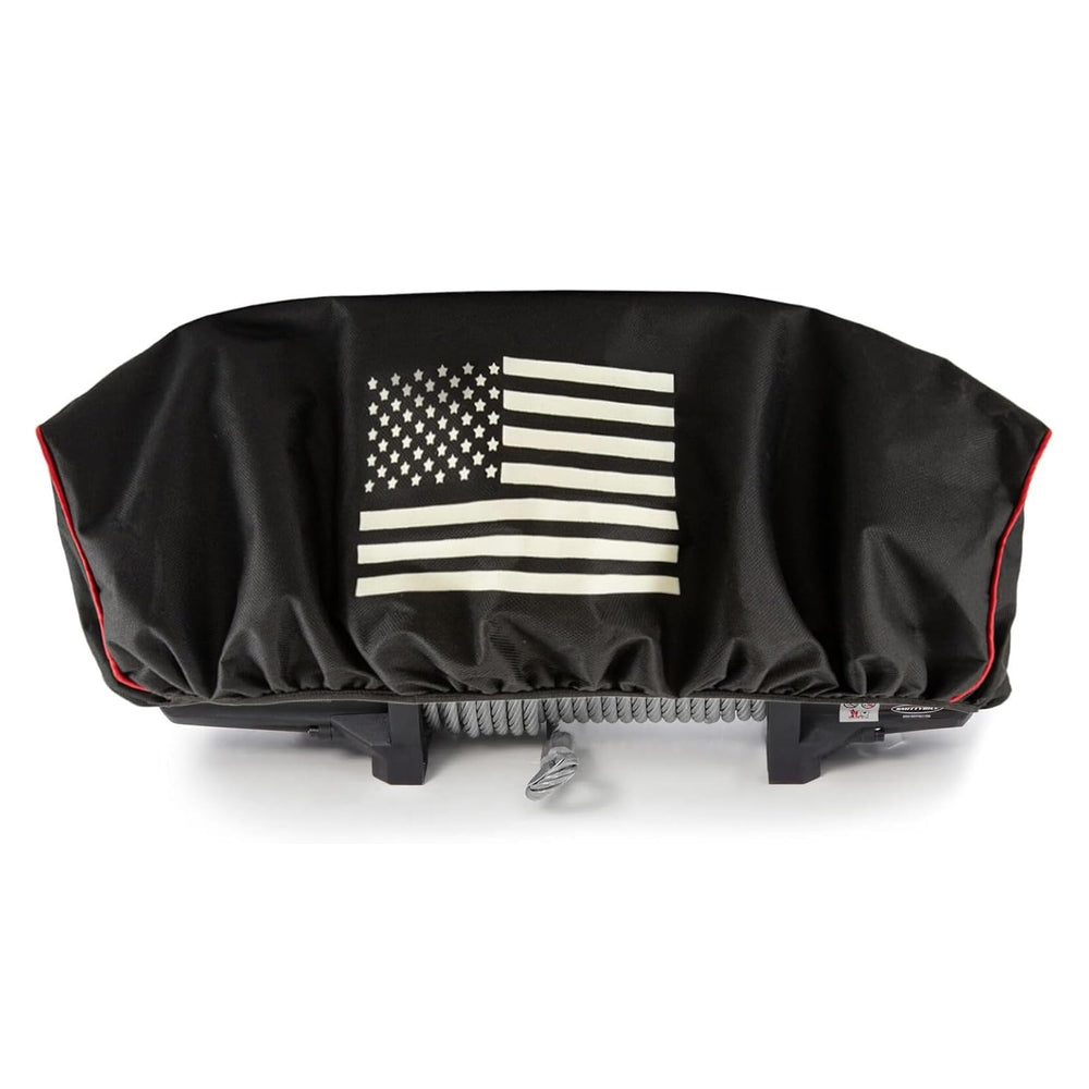 CEMGYIUK winch cover in weatherproof Oxford fabric shields equipment from rain and dust.