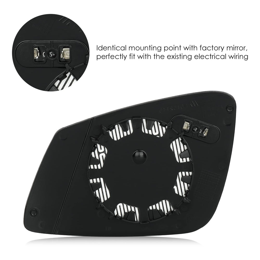 Cenfeild wire and connector shown for 2-PIN BMW mirrors.