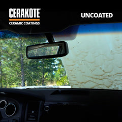 CERAKOTE Durable glass coating provides long-lasting protection on automotive glass.