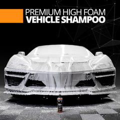 CERAKOTE High Foam Vehicle Shampoo used in two-bucket method for safe washing