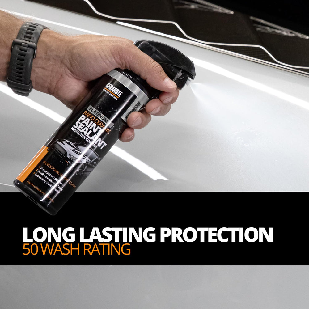 CERAKOTE Platinum Rapid even coverage highlights uniform shine across surfaces