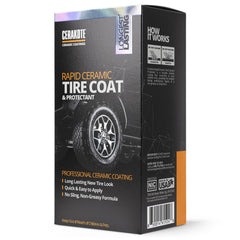 CERAKOTE Rapid Ceramic Tire Coat dries to the touch for quick handling