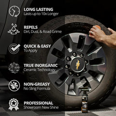 CERAKOTE Rapid Ceramic Tire Coat foam applicator enabling easy tire coating