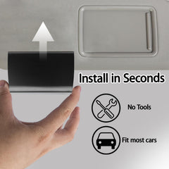 CERCGVEL slim 10mm profile keeps the visor scratch-free.