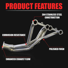 Certified Automotive Experts 3-bolt collectors included for secure mounting.