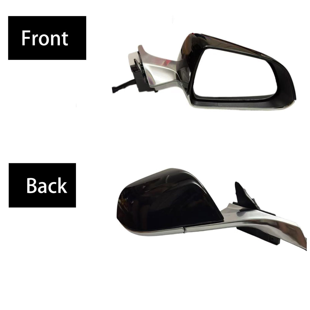CEYGXICE mirror side view highlighting chrome-black cap and durable ABS housing