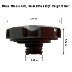 CEYHTLY coolant tank cap label close view for compatibility confirmation