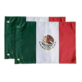 cezelux Mexico flag 12x18 mounted on a UTV for rugged outdoor visibility.