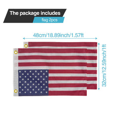 cezelux tear-resistant flag 12x18 durable outdoor performance