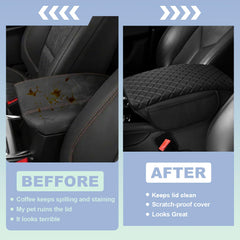 CFDSDE Explorer console cover side pockets securely hold cards and small items.