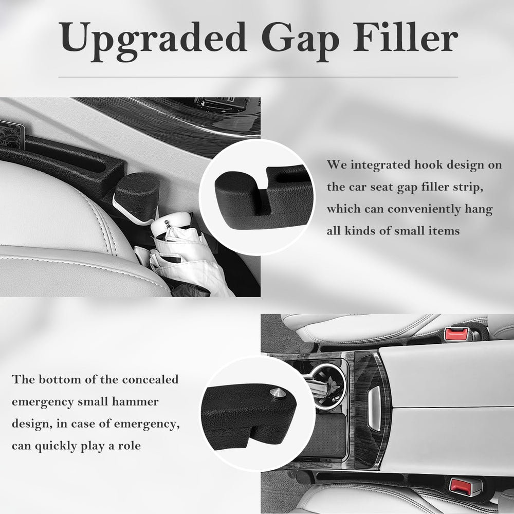 CGYISOL gap filler dual-storage-slot keeps keys and coins organized within reach.