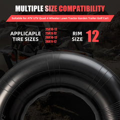 CHANGCHENG 26x11-12 inner tube with TR6 valve ready for install.
