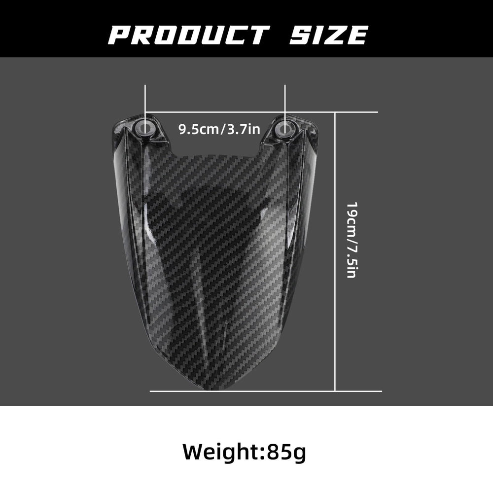 CHANGCHENG rear fender on street ride highlighting carbon pattern and style