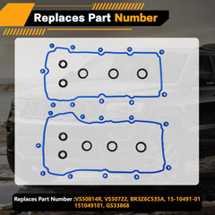 ChaoTianxia VS50814R valve cover gasket set for Ford Explorer supports high-temperature sealing