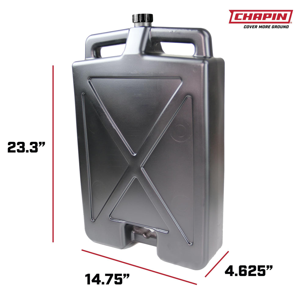 Chapin 78005 oil drain pan showing a large splash-free target area