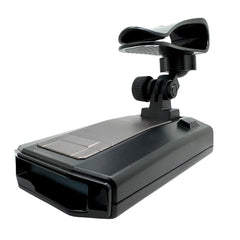 ChargerCity EZ magnetic clip on sun visor, quick and secure radar detector mounting.