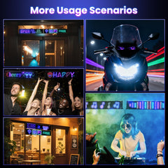 CHARKEE Devil Eye Sign Lights festival-ready display enhances event ambiance.