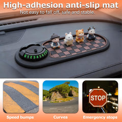 Charunee washable and reusable mat helps keep sunglasses, coins, and keys organized