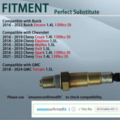 ChawYI O2 sensor set for Malibu 1.5L, improved compatibility and fit.