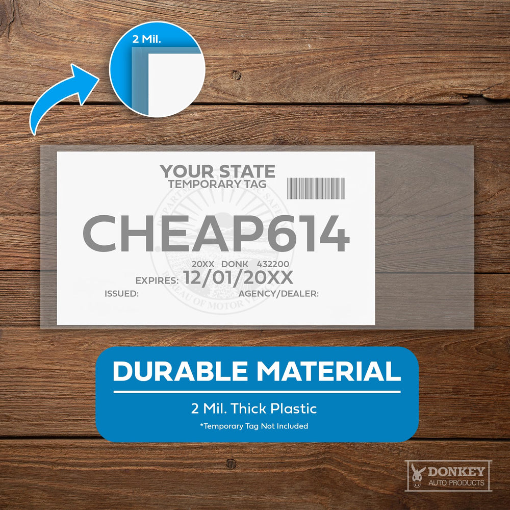 Cheap Ass Dealer Supplies compatible with United States license plates for easy use.