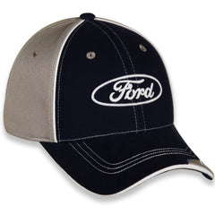 Checkered Flag Sports CFS Ford Racing Hat white oval logo embroidery adds authentic racing appeal.