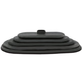 CHEDA shifter boot for Jeep CJ5/CJ7 with front view showing precise fit