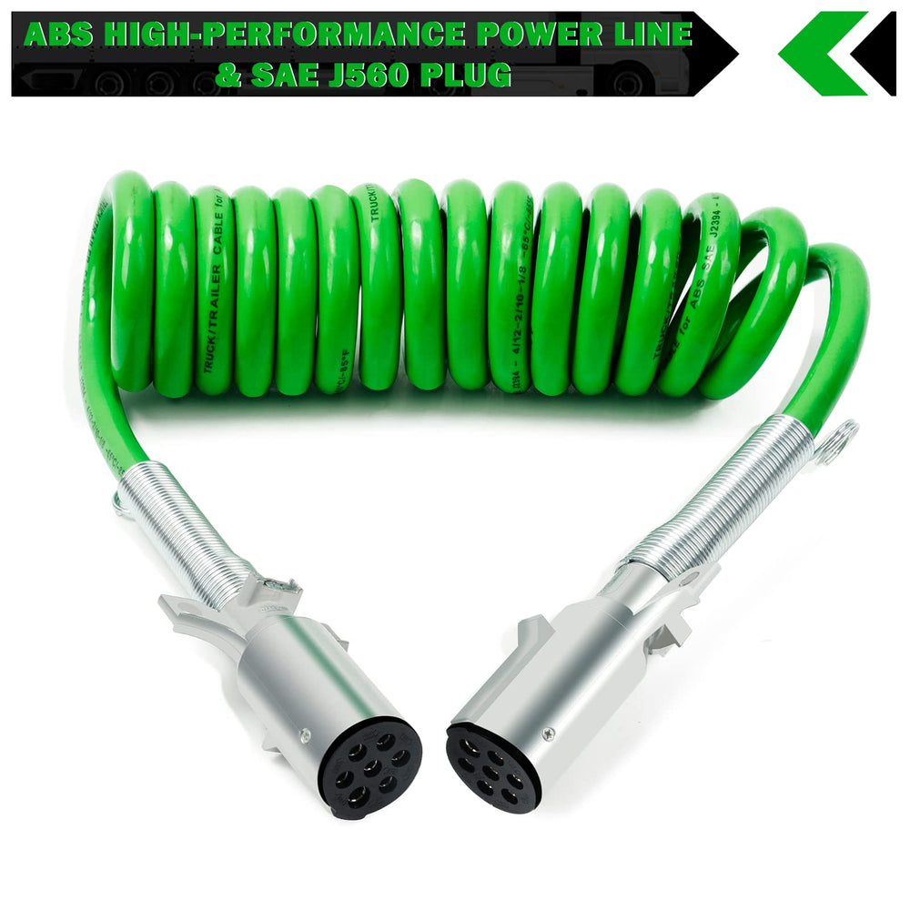 CheeMuii 7-way plug supports solid power transfer to lights and signals.