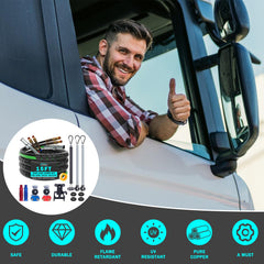 CheeMuii air line storage reduces cab clutter and enhances organization.