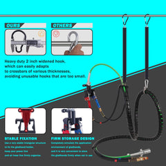 CheeMuii gladhand holder mounting bracket keeps hoses in place.