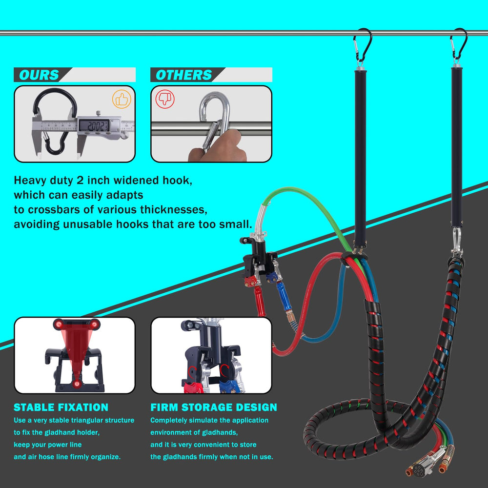 CheeMuii gladhand seals help maintain leak-free connections.
