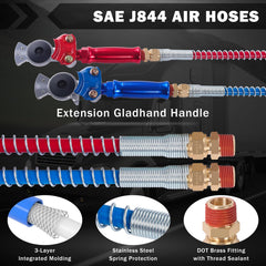 CheeMuii gladhands and handles simplify trailer hookups and improve safety