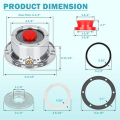 OEM-standard seals and vented plugs help minimize leaks