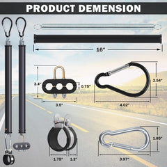 CheeMuii widened hooks secure crossbars and heavy lines.