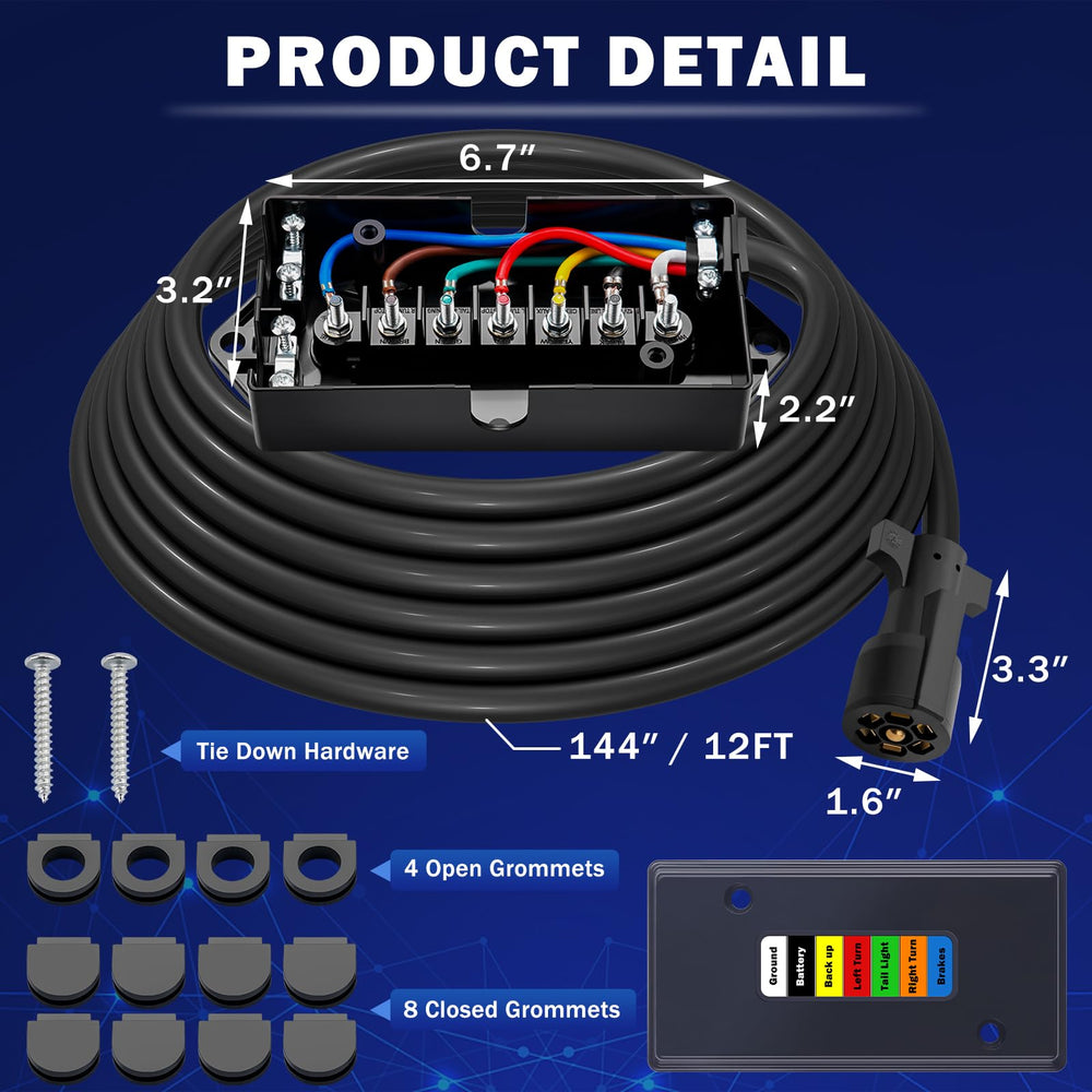 CheeMuii trailer lights demo shows wiring in action for RV scenarios.
