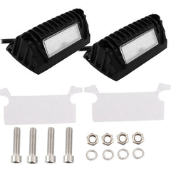Two-light kit from Chelhead includes mounting screws for quick setup.